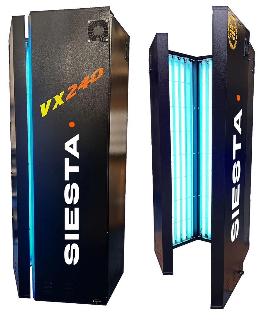 VX240 Stand up Sunbed